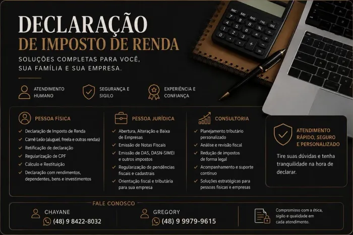 Imposto de Renda, Carnê-Leão e Consultoria Tributária