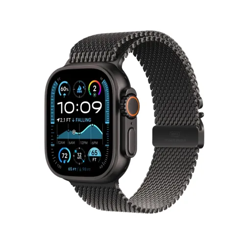 Apple Watch Ultra 2 GPS Titanium case Black ocean strap de 49 mm<br>