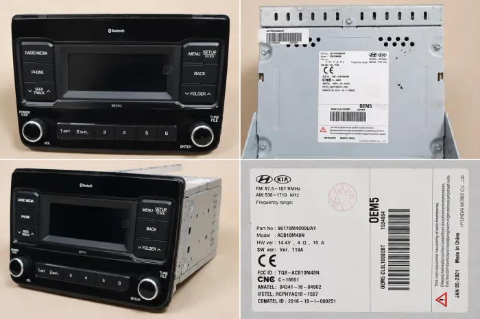 Som Original Hyundai Mobis Bluetooth USB - NOVO