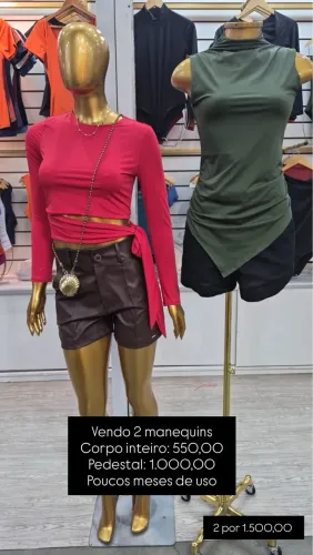 Manequim dourado