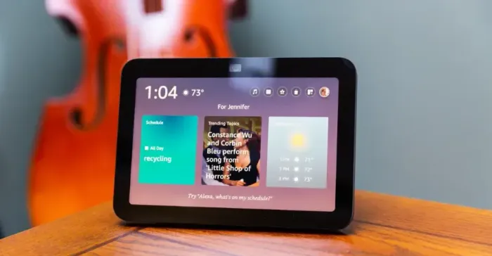Amazon Alexa Echo Show 8 2ª Geração Smart Display HD Cor Preto Assistente Pessoal AI