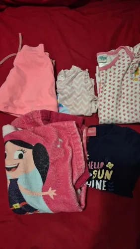 Lote de bebê menina 1/2 anos