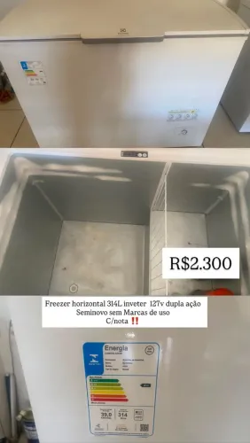 Frezzer 314l electrolux