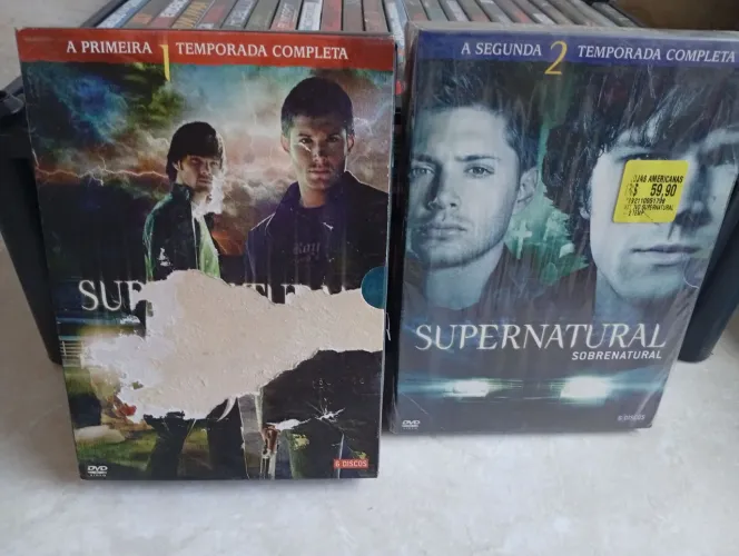 Coleção Primeira e segunda Temporada Supernatural
