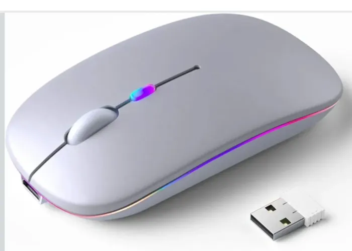 Mouse sem fio XTrad 2.4 GHz Rgb Recarregável Silencioso Ergonômico 3200dpi XD-611 - Novo<br>