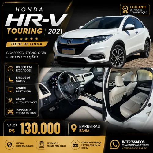 Honda HR-V Touring 1.5 TB 16V 5P Aut. 2021