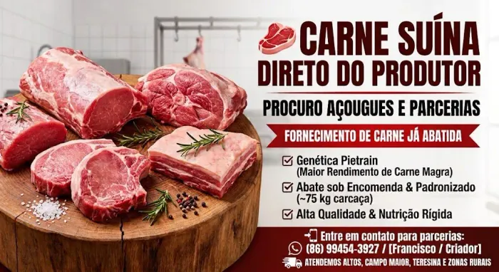 Vende de carnes suína