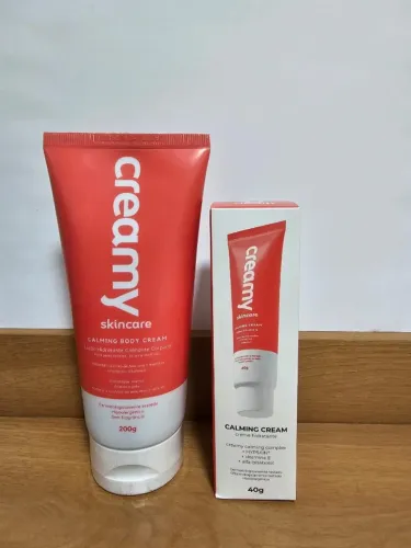Duo Hidratação Corpo e Rosto CREAMY - Hidratante Calming Cream + Calming Body Cream