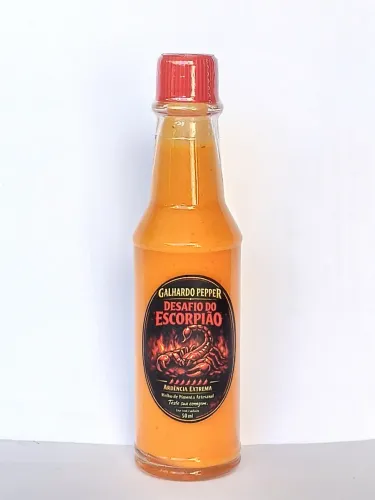 Molho de pimenta artesanal - Desafio do Escorpião 