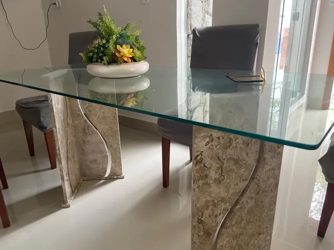 Tampão de mesa de vidro