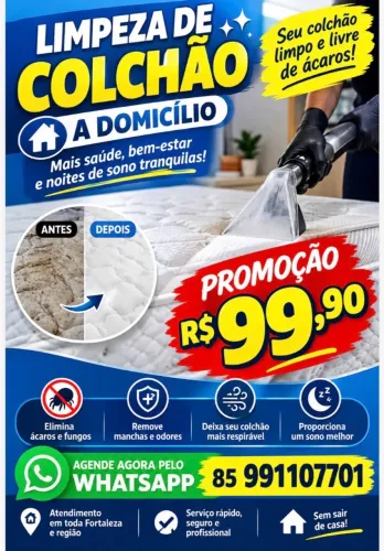 ~Limpeza de colchão a domicílio 