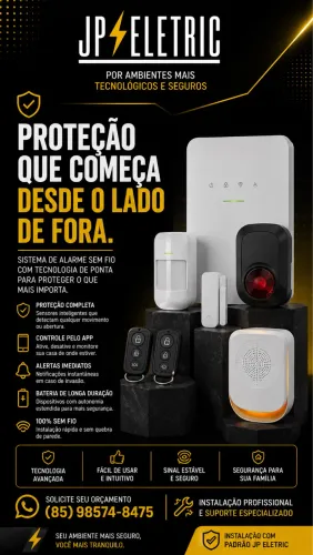 Sua segurança começa antes que alguém entre.