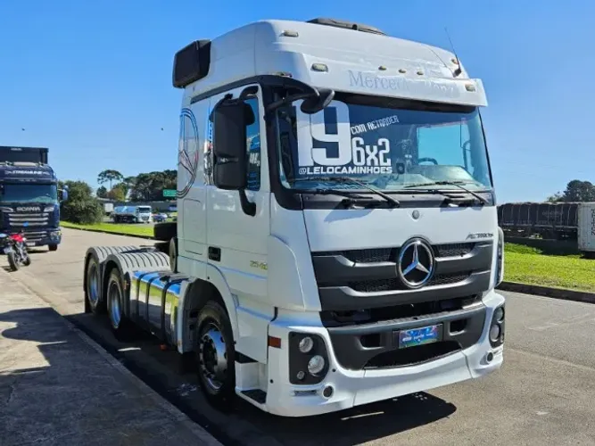 MB Actros 2546 6x2 Ano 19 Automático Com retarder Histórico de manutenção - repasse