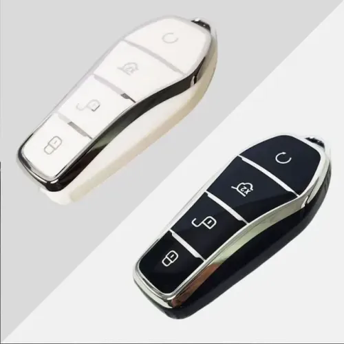 Capa Chave BYD Atto 3 em TPU Macio Com 4 Botões