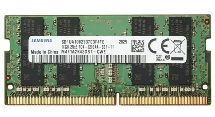Memória RAM DDR4 Samsung 16GB 3200MHz Notebook M471A2K43DB1-CWE - Testada - Nota Fiscal