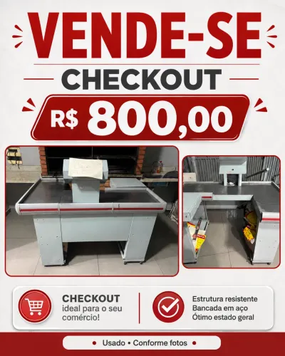 VENDE-SE CHECKOUT PARA MERCADO / AÇOUGUE