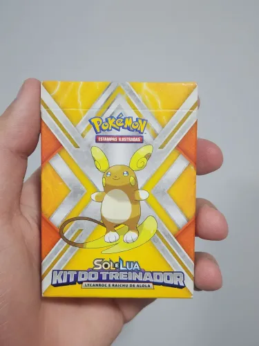 Kit do Treinador Sol e Lua - Lycanroc e Raichu de Alola Copag Pokémon 