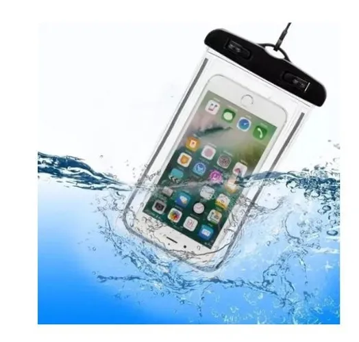 Capa Celular a Prova d'água 6'' Protege Chuva e Poeira Piscina