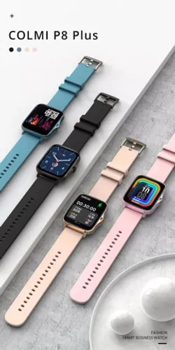COLMI - P8 Plus  Relógio Inteligente, 1,69 Polegadas, Monitoramento Fitness