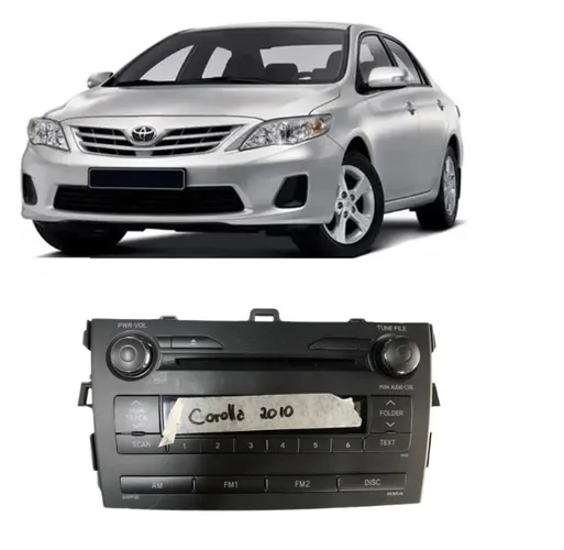 Radio Som Mp3 Original Corolla 2009 2010 2011 2012 2013
