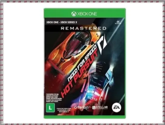Game Need For Speed Hot Pursuit Remastered - Xbox One - Mídia física 4k