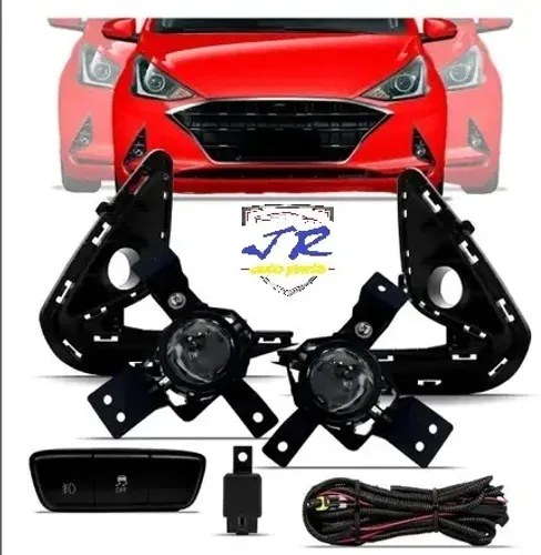 Kit Farol de Milha HB20 HB20S HB20X 2020 2021 Neblina Auxiliar