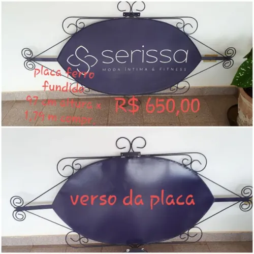 placa de ferro fundido
