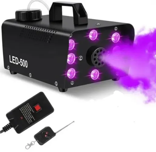 Maquina de Fumaça 8 Leds RGBW