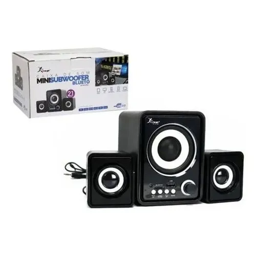 Caixa de Som Subwoofer 2.1 Bluetooth Knup