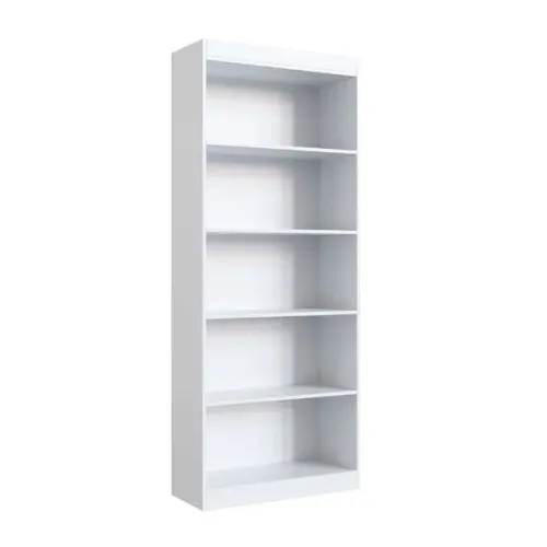 Estante Bergamo Branco em MDF