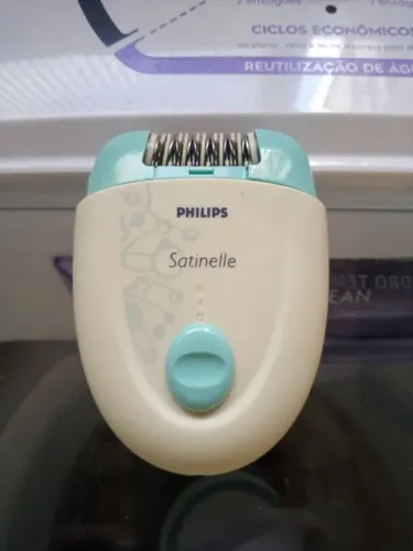 Depilador elétrico philips satinelle hp2843/44.Pouco uso.