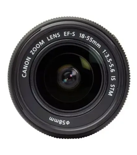 Lente Canon Ef-s 18-55mm F/3.5-5.6 Iii Cor Preto NOVO