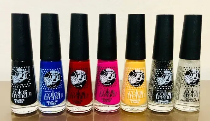 Coleção Color Trend Avon Esmaltes Disney Completa
