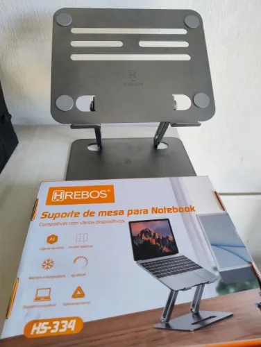 suporte de mesa metal para notebooks,tablets,ipad resistente etc...