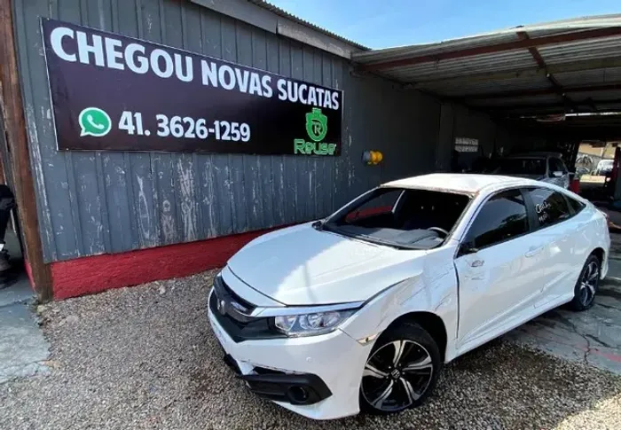Sucata Honda Civic Exl cvt G10 2.0 2019 Retirada de Peças