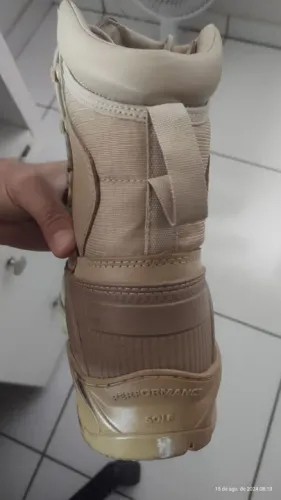 Bota militar acero couro pro tática desert Tam 39 
