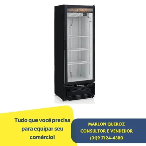 Cervejeira Nova Gelopar 8 Caixas Porta de Vidro
