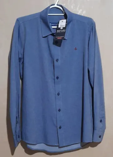Camisa Tricoline Azul Soyleh P