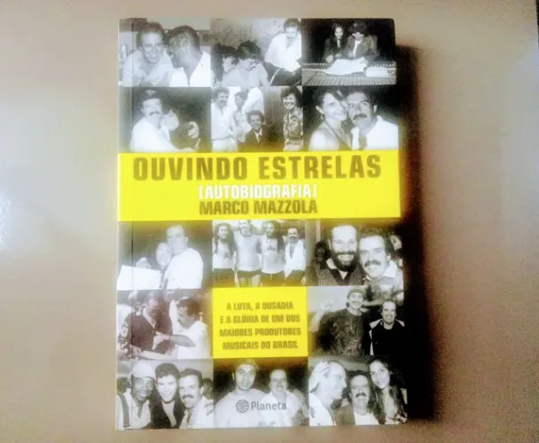Livro Ouvindo Estrelas - Autobiografia Marc Mazzola - usado