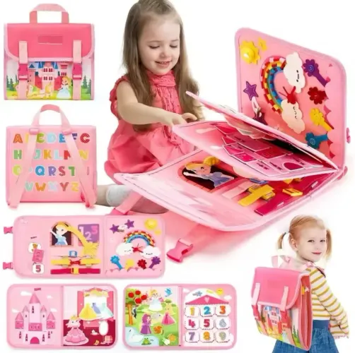 Mochila educativa de desenvolvimento e aprendizagem Montessori