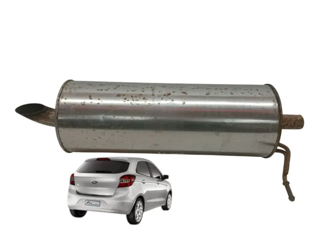Escapamento Silencioso Ford Ka 1.0 3cc 2015 2016 2017 2018