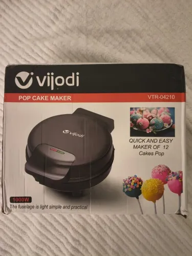 Mini Máquina Elétrica de Cake Vijodi Pop Cake Maker VTR-0420 001 220v Preto