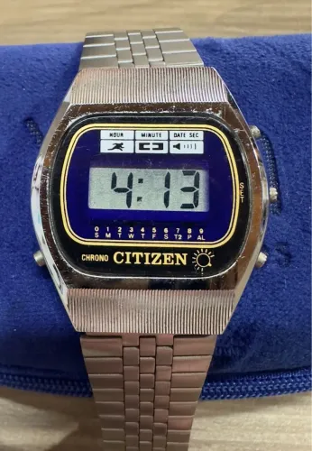 Relógio Citizen Digital anos 70