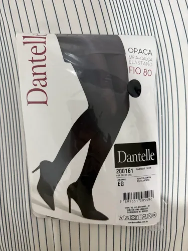 Meia-calça elastano fio 80 Dantelle Demillus