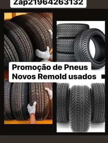 Promoção de Pneus 1/3 vida a partir de $79  aro 13-14-15-6-17-8-9-20-21-22