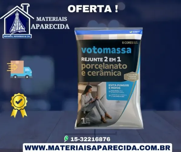 Rejunte Ceramica Porcelanato Votomassa 1kg