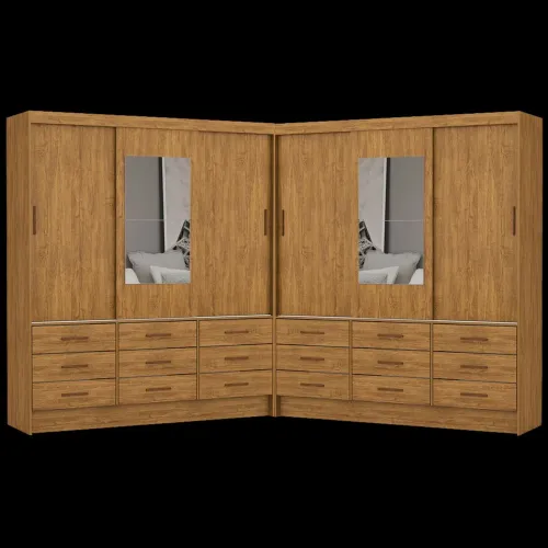 Closet Sevilha 6 Portas - Entrega Rápida
