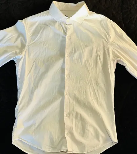 Camisa social branca Pitt; Tamanho P