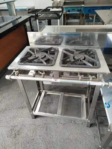 Fogão Inox Industrial 2 Bocas baixa pressão Cefaz