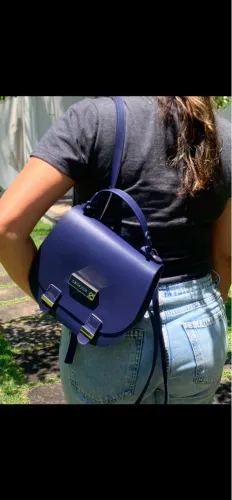 Bolsa Mochila Petit Jolie Azul marinho